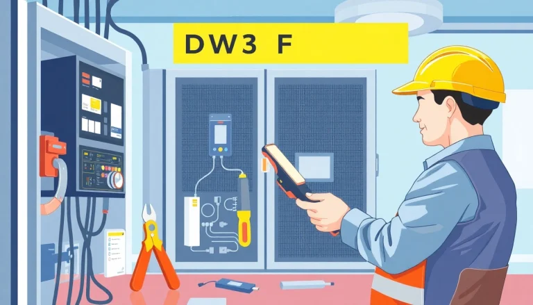 Technician performing a DGUV V3 Prüfung on electrical devices for workplace safety and compliance.