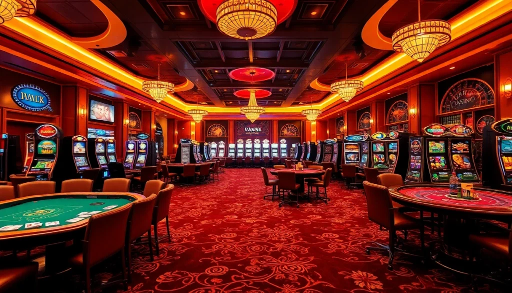 Entdecken Sie die aufregende Welt ausländischer Online Casinos mit interessanten Spieltischen und bunten Spielautomaten.