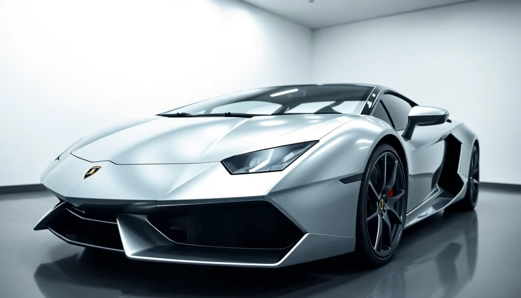 Lamborghini PPF München schützt das Fahrzeug mit hochglänzendem Schutzfilm